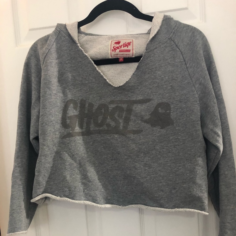Women’s Cropped Ghost Hoodie size medium